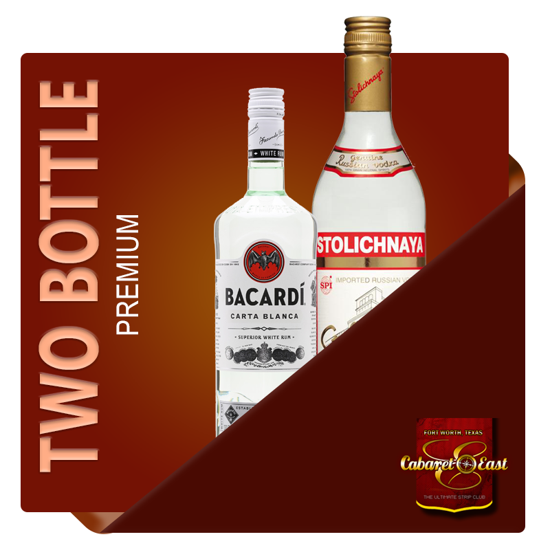 Double Premium - Cabaret East Premium Bottle Service Package